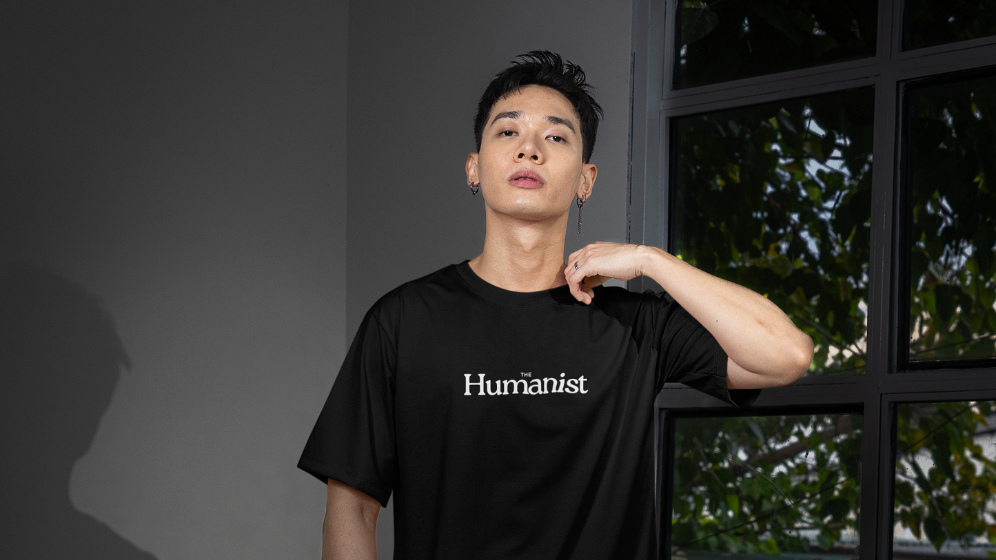 Minimalist Black T-Shirt – The Humanist Edition