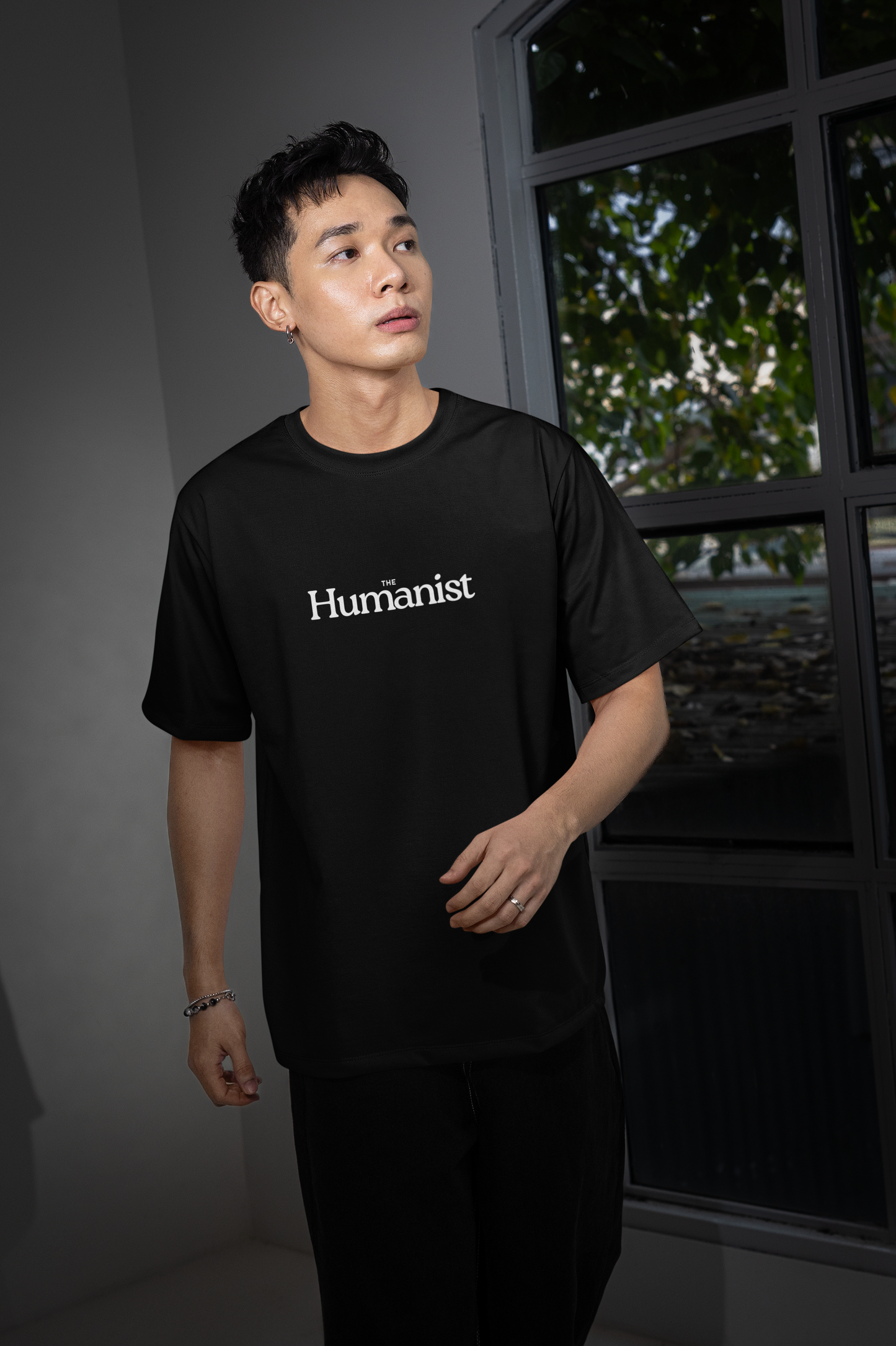 Minimalist Black T-Shirt – The Humanist Edition