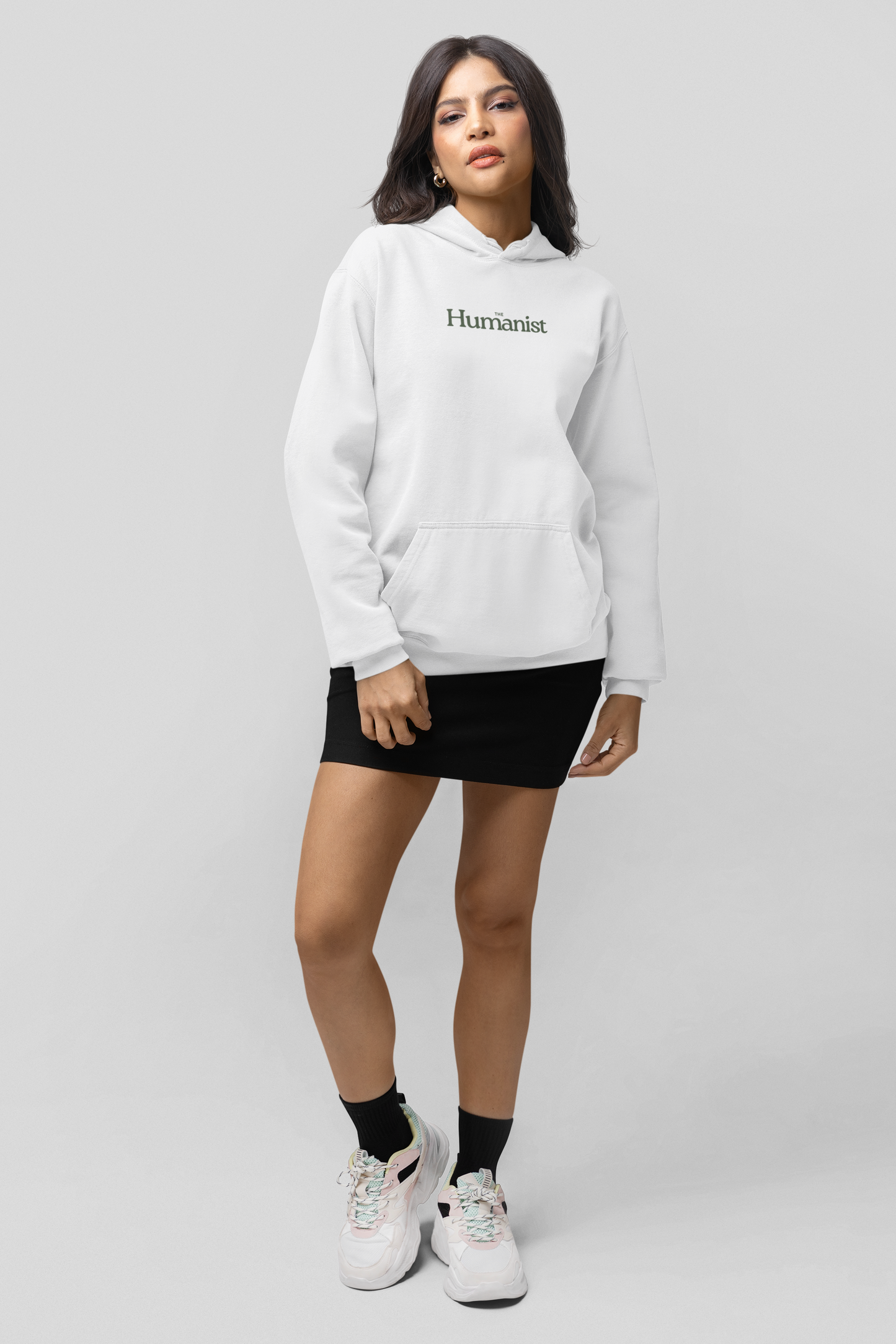 The Humanist “Romanticize Your Life” Oversized Hoodie – White