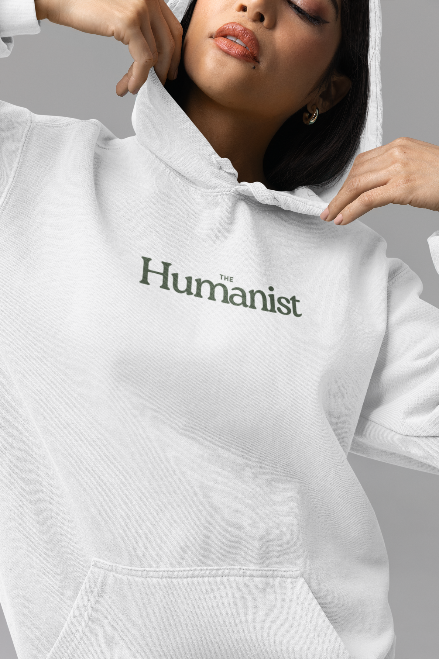 The Humanist “Romanticize Your Life” Oversized Hoodie – White