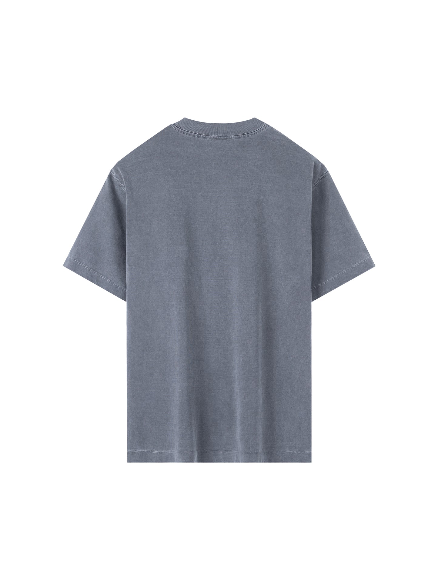 Humanist Heavyweight Vintage Washed Frayed T‑Shirt – Vintage Grey