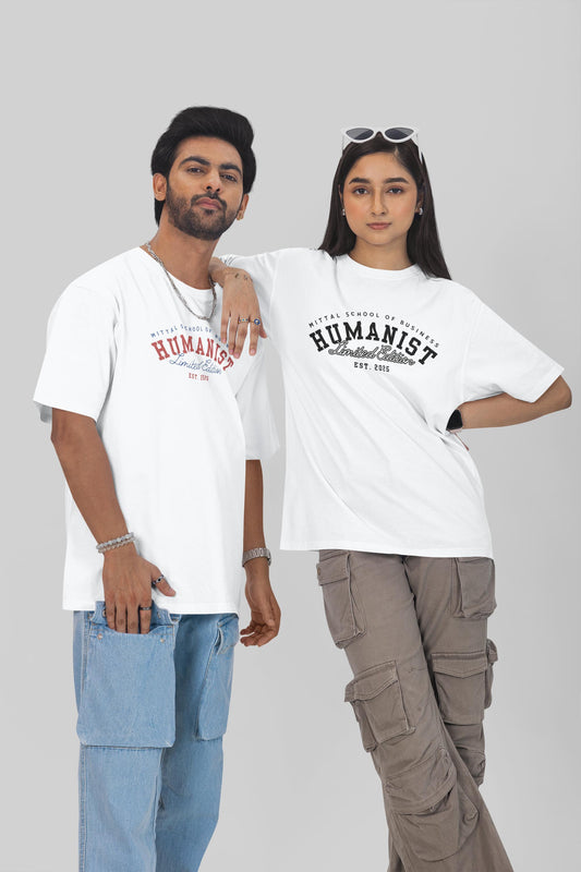 Humanist Limited Edition White T-Shirt โ Mittal School of Business