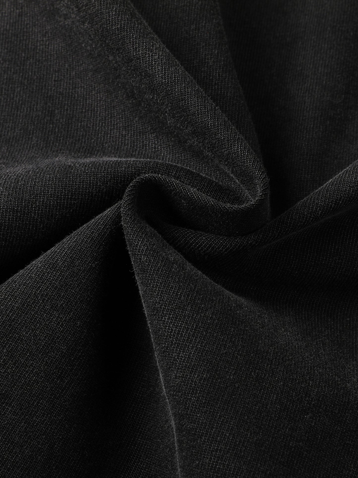 Humanist Heavyweight Vintage Washed Frayed T-Shirt – Washed Black