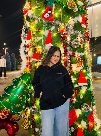 HUMANIST Classic Black Hoodie – Premium Comfort Streetwear