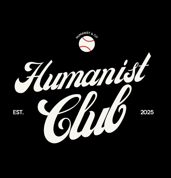 Humanist Club Black Hoodie – Casual Streetwear