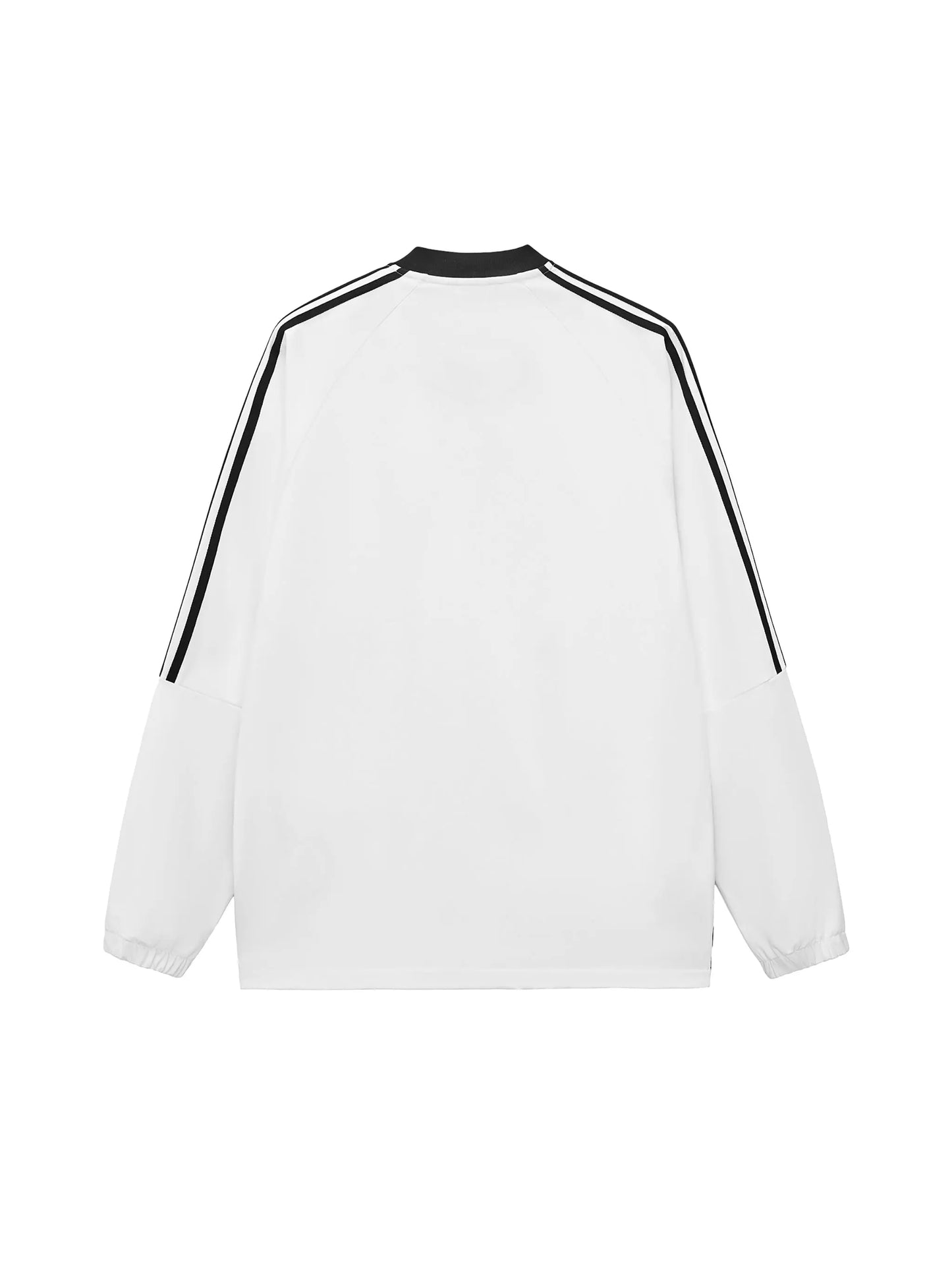 Color-Block V-Neck Long-Sleeve T-Shirt Humanist Shop
